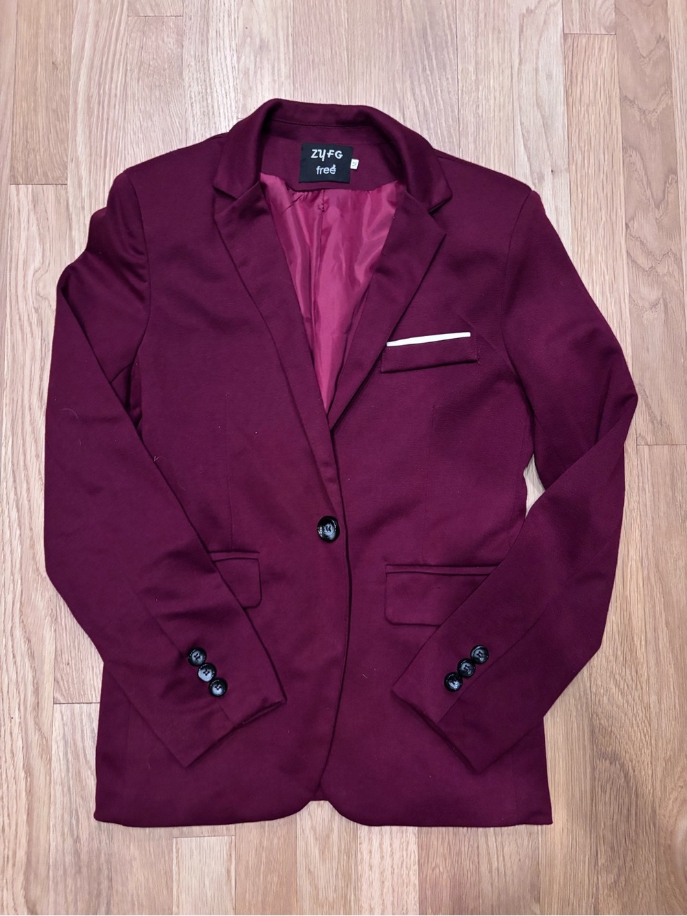 ZYFG Free | Sport coat in burgundy | sz M